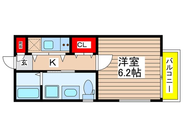 グランニール稲毛東Ⅱの物件間取画像